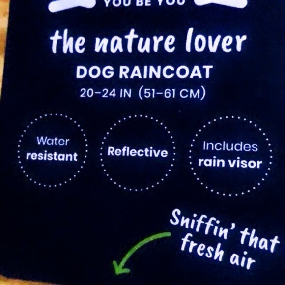 Youly Reflective Dog Rain Jacket, Sz XXL, NWT - Picture 6 of 6